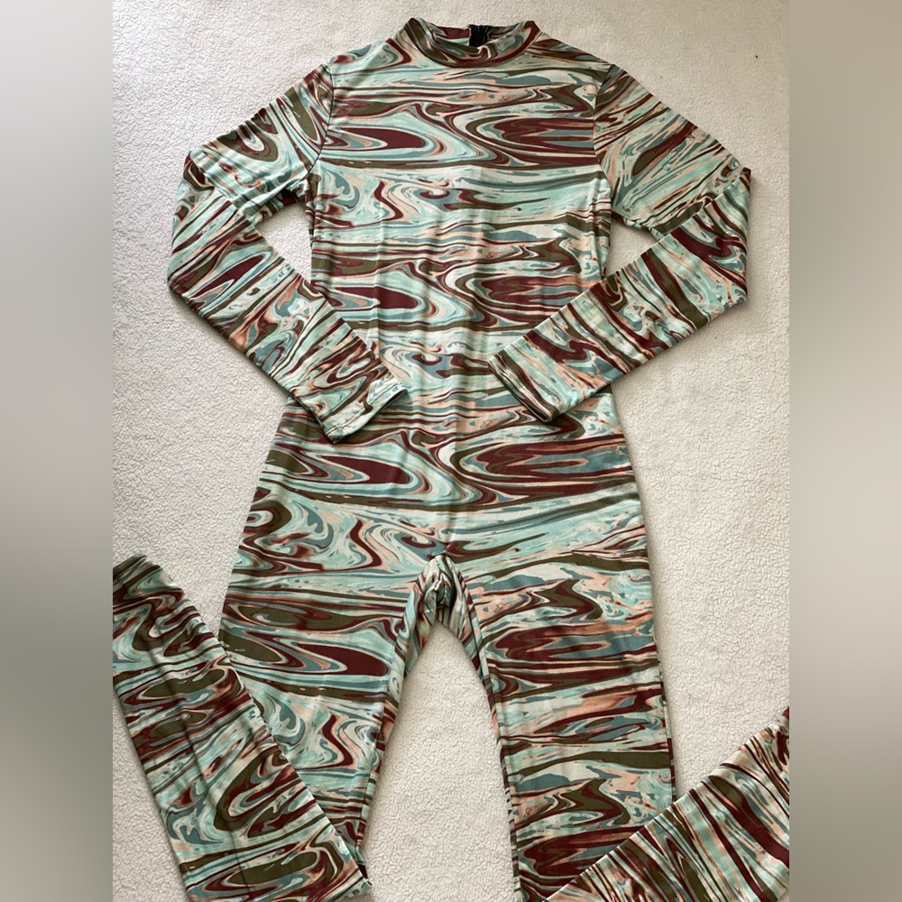 Marble Swirl Jumpsuit